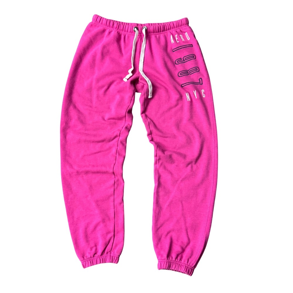 Aeropostale Pink Aero Jogger Lounge Sweatpants Sz M